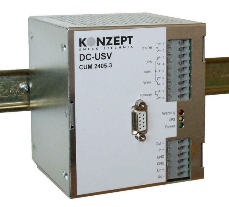 DC-USV-Modul CUM 12V / 24V mit integriertem Kondensator 12V / 24V