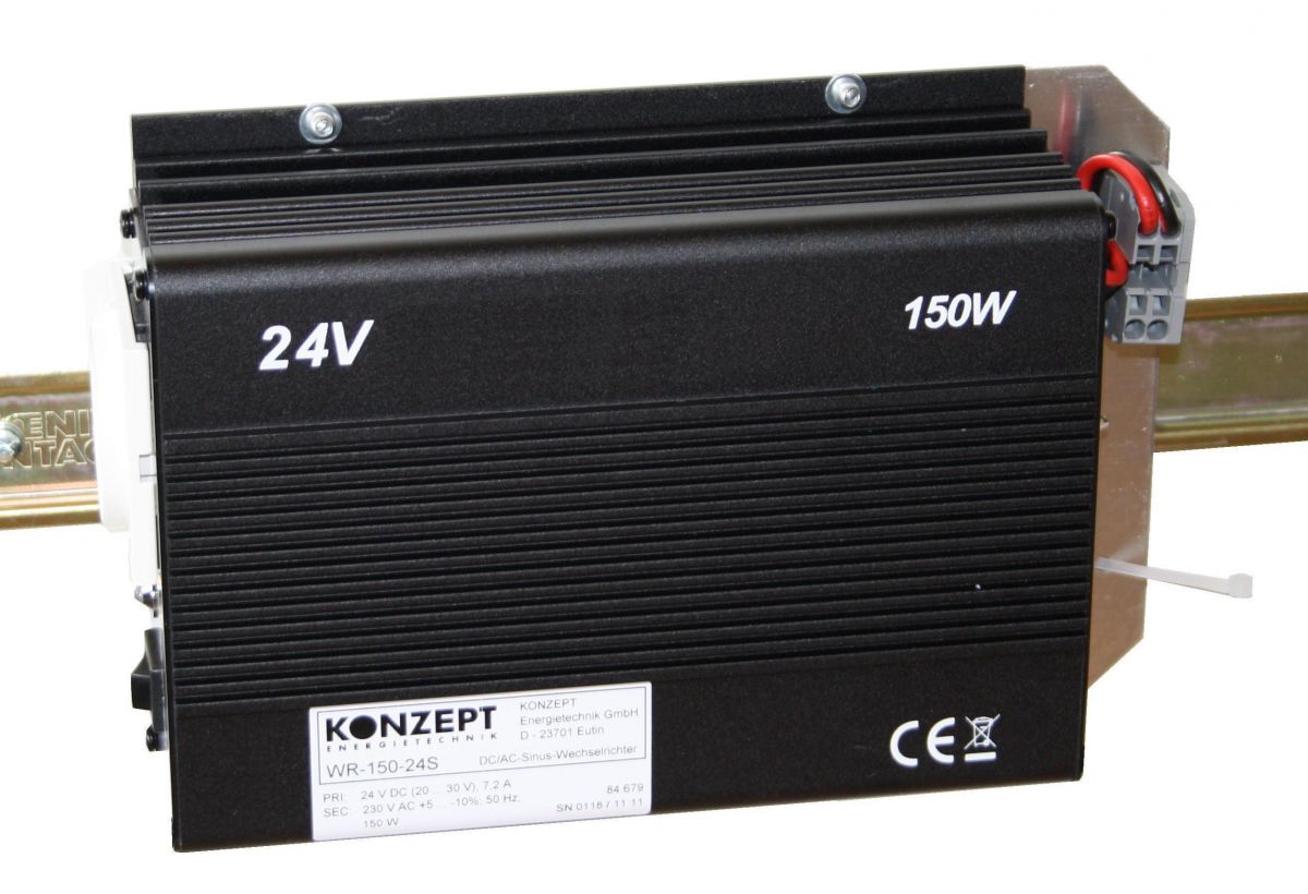 Sine inverter series WR 12V/24V up to 600W - Konzept Enegietechnik